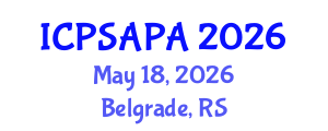 International Conference on Political Sciences and Policy Analysis (ICPSAPA) May 18, 2026 - Belgrade, Serbia