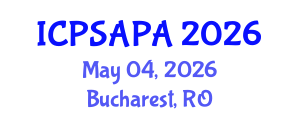 International Conference on Political Sciences and Policy Analysis (ICPSAPA) May 04, 2026 - Bucharest, Romania