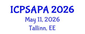 International Conference on Political Sciences and Policy Analysis (ICPSAPA) May 11, 2026 - Tallinn, Estonia
