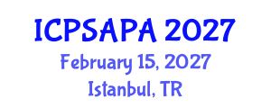 International Conference on Political Sciences and Policy Analysis (ICPSAPA) February 15, 2027 - Istanbul, Turkey International Conference on Political Sciences and Policy Analysis (ICPSAPA) February 15, 2027 - Istanbul, Turkey