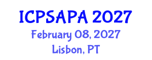 International Conference on Political Sciences and Policy Analysis (ICPSAPA) February 08, 2027 - Lisbon, Portugal International Conference on Political Sciences and Policy Analysis (ICPSAPA) February 08, 2027 - Lisbon, Portugal