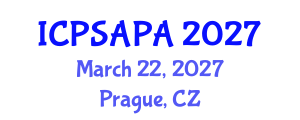 International Conference on Political Sciences and Policy Analysis (ICPSAPA) March 22, 2027 - Prague, Czechia International Conference on Political Sciences and Policy Analysis (ICPSAPA) March 22, 2027 - Prague, Czechia