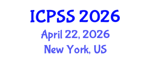 International Conference on Political Sociology and Socialization (ICPSS) April 22, 2026 - New York, United States