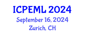 International Conference on Politics, Economics, Management and Law (ICPEML) September 16, 2024 - Zurich, Switzerland