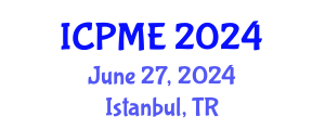 International Conference on Polymer and Material Engineering (ICPME) June 27, 2024 - Istanbul, Turkey