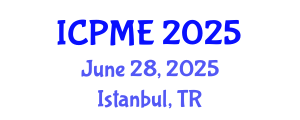 International Conference on Polymer and Material Engineering (ICPME) June 28, 2025 - Istanbul, Turkey