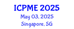 International Conference on Polymer and Material Engineering (ICPME) May 03, 2025 - Singapore, Singapore