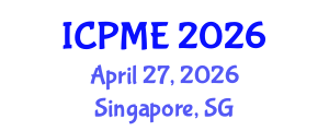 International Conference on Polymer and Material Engineering (ICPME) April 27, 2026 - Singapore, Singapore
