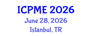 International Conference on Polymer and Material Engineering (ICPME) June 28, 2026 - Istanbul, Turkey