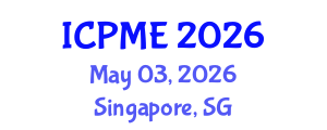 International Conference on Polymer and Material Engineering (ICPME) May 03, 2026 - Singapore, Singapore