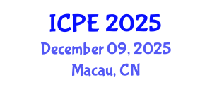 International Conference on Polymer Engineering (ICPE) December 09, 2025 - Macau, China