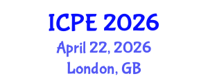 International Conference on Polymer Engineering (ICPE) April 22, 2026 - London, United Kingdom