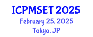 International Conference on Polymer Materials Science, Engineering and Technology (ICPMSET) February 25, 2025 - Tokyo, Japan