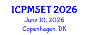 International Conference on Polymer Materials Science, Engineering and Technology (ICPMSET) June 10, 2026 - Copenhagen, Denmark