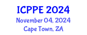 International Conference on Polymer Products and Engineering (ICPPE) November 04, 2024 - Cape Town, South Africa