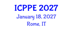 International Conference on Polymer Products and Engineering (ICPPE) January 18, 2027 - Rome, Italy