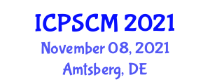 International Conference on Polymer Science and Composite Materials (ICPSCM) November 08, 2021 - Amtsberg, Germany International Conference on Polymer Science and Composite Materials (ICPSCM) November 08, 2021 - Amtsberg, Germany