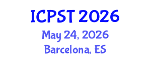 International Conference on Polymer Science and Technology (ICPST) May 24, 2026 - Barcelona, Spain