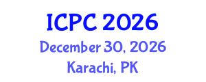 International Conference on Polymers and Composites (ICPC) December 30, 2026 - Karachi, Pakistan International Conference on Polymers and Composites (ICPC) December 30, 2026 - Karachi, Pakistan