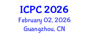 International Conference on Polymers and Composites (ICPC) February 02, 2026 - Guangzhou, China International Conference on Polymers and Composites (ICPC) February 02, 2026 - Guangzhou, China