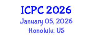 International Conference on Polymers and Composites (ICPC) January 05, 2026 - Honolulu, United States International Conference on Polymers and Composites (ICPC) January 05, 2026 - Honolulu, United States