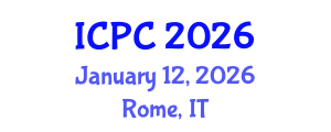 International Conference on Polymers and Composites (ICPC) January 12, 2026 - Rome, Italy International Conference on Polymers and Composites (ICPC) January 12, 2026 - Rome, Italy