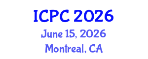 International Conference on Polymers and Composites (ICPC) June 15, 2026 - Montreal, Canada International Conference on Polymers and Composites (ICPC) June 15, 2026 - Montreal, Canada