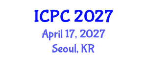 International Conference on Polymers and Composites (ICPC) April 17, 2027 - Seoul, Republic of Korea International Conference on Polymers and Composites (ICPC) April 17, 2027 - Seoul, Republic of Korea