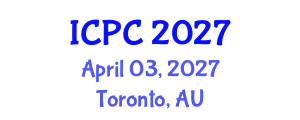 International Conference on Polymers and Composites (ICPC) April 03, 2027 - Toronto, Australia International Conference on Polymers and Composites (ICPC) April 03, 2027 - Toronto, Australia