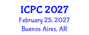 International Conference on Polymers and Composites (ICPC) February 25, 2027 - Buenos Aires, Argentina International Conference on Polymers and Composites (ICPC) February 25, 2027 - Buenos Aires, Argentina