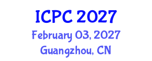 International Conference on Polymers and Composites (ICPC) February 03, 2027 - Guangzhou, China International Conference on Polymers and Composites (ICPC) February 03, 2027 - Guangzhou, China