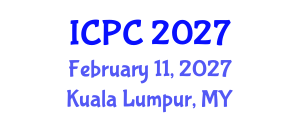 International Conference on Polymers and Composites (ICPC) February 11, 2027 - Kuala Lumpur, Malaysia International Conference on Polymers and Composites (ICPC) February 11, 2027 - Kuala Lumpur, Malaysia