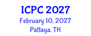 International Conference on Polymers and Composites (ICPC) February 10, 2027 - Pattaya, Thailand International Conference on Polymers and Composites (ICPC) February 10, 2027 - Pattaya, Thailand