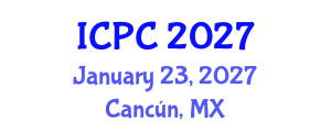 International Conference on Polymers and Composites (ICPC) January 23, 2027 - Cancún, Mexico International Conference on Polymers and Composites (ICPC) January 23, 2027 - Cancún, Mexico