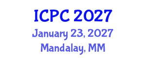 International Conference on Polymers and Composites (ICPC) January 23, 2027 - Mandalay, Myanmar International Conference on Polymers and Composites (ICPC) January 23, 2027 - Mandalay, Myanmar