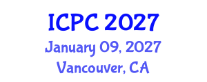 International Conference on Polymers and Composites (ICPC) January 09, 2027 - Vancouver, Canada International Conference on Polymers and Composites (ICPC) January 09, 2027 - Vancouver, Canada
