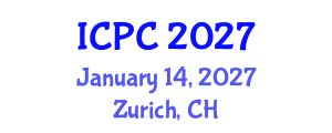 International Conference on Polymers and Composites (ICPC) January 14, 2027 - Zurich, Switzerland International Conference on Polymers and Composites (ICPC) January 14, 2027 - Zurich, Switzerland