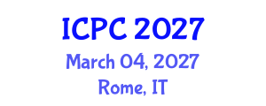International Conference on Polymers and Composites (ICPC) March 04, 2027 - Rome, Italy International Conference on Polymers and Composites (ICPC) March 04, 2027 - Rome, Italy