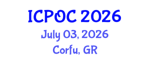 International Conference on Polymers and Organic Chemistry (ICPOC) July 03, 2026 - Corfu, Greece International Conference on Polymers and Organic Chemistry (ICPOC) July 03, 2026 - Corfu, Greece