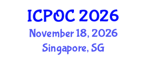 International Conference on Polymers and Organic Chemistry (ICPOC) November 18, 2026 - Singapore, Singapore