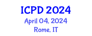 International Conference on Population and Development (ICPD) April 04, 2024 - Rome, Italy