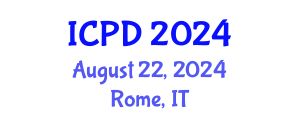 International Conference on Population and Development (ICPD) August 22, 2024 - Rome, Italy