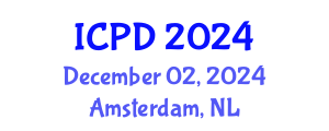International Conference on Population and Development (ICPD) December 02, 2024 - Amsterdam, Netherlands
