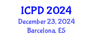 International Conference on Population and Development (ICPD) December 23, 2024 - Barcelona, Spain
