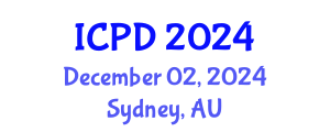 International Conference on Population and Development (ICPD) December 02, 2024 - Sydney, Australia