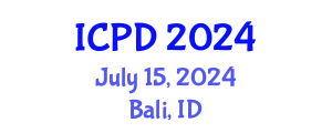 International Conference on Population and Development (ICPD) July 15, 2024 - Bali, Indonesia
