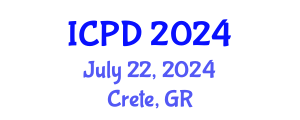 International Conference on Population and Development (ICPD) July 22, 2024 - Crete, Greece