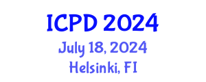 International Conference on Population and Development (ICPD) July 18, 2024 - Helsinki, Finland