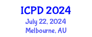 International Conference on Population and Development (ICPD) July 22, 2024 - Melbourne, Australia