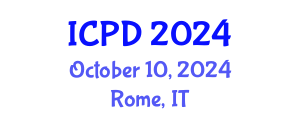 International Conference on Population and Development (ICPD) October 10, 2024 - Rome, Italy